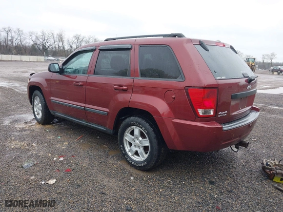2007 Jeep Grand Cherokee Laredo with VIN 1J8GR48K27C583108, listed as a IAAI auction lot 41994761 with 188,171 mi miles. Bid and sale history available at carsss.com. Image 3.