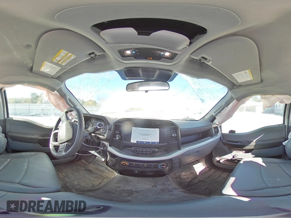 2022 Ford F-150 XL with VIN 1FTMF1EB5NKE26035, listed as a Copart auction lot 76379644 with 21,168 mi miles and Salvage title. Bid and sale history available at DreamBid. Image 13.