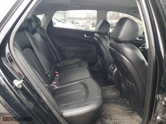 2018 Kia Optima EX with VIN 5XXGU4L3XJG201341, listed as a Copart auction lot 46627355 with 95,617 mi miles and Salvage Title. Bid and sale history available at carsss.com. Image 10.