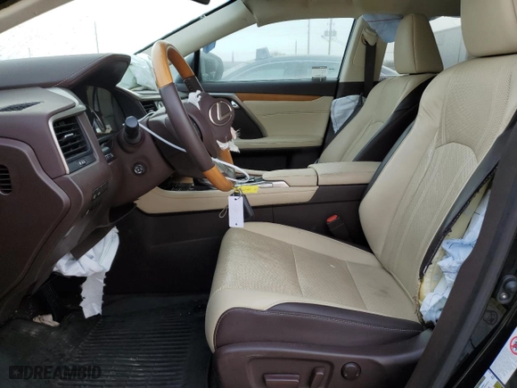 2019 Lexus RX with VIN 2T2ZZMCA5KC122091, listed as a Copart auction lot 43609095 with 52,351 mi miles and Non Repairable. Bid and sale history available at carsss.com. Image 7.