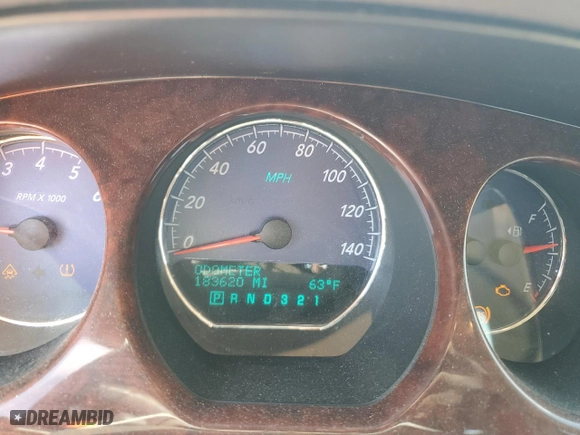 2008 Buick Lucerne CXS with VIN 1G4HE57Y78U124473, listed as a Copart auction lot 51656334 with 183,620 mi miles and Salvage Title. Bid and sale history available at carsss.com. Image 9.