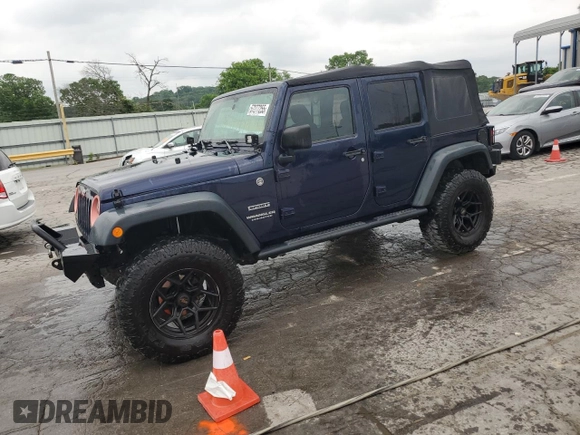 2013 Jeep Wrangler Unlimited Sport с VIN 1C4BJWDGXDL521666, выставлен на аукционе Copart как лот 57277255 с пробегом 158 793 миль миль и Списание • Salvage title. История ставок и продаж доступна на DreamBid. Изображение 1.