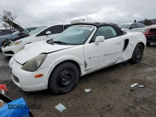 2001 Toyota MR2 with VIN JTDFR320610040440, listed as a Copart auction lot 86606804 with 115,496 mi miles and Salvage Title. Bid and sale history available at DreamBid. Image 1.