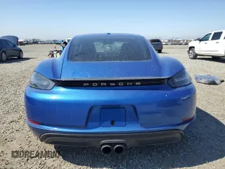 2018 Porsche Cayman with VIN WP0AA2A86JS260152, listed as a Copart auction lot 46899655 with 43,611 mi miles and Clean Title. Bid and sale history available at DreamBid. Image 6.