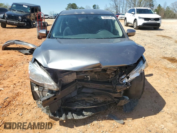 2015 Nissan Sentra SV with VIN 3N1AB7AP8FY314919, listed as a Copart auction lot 50491565 with 142,558 mi miles and Salvage Title. Bid and sale history available at carsss.com. Image 5.