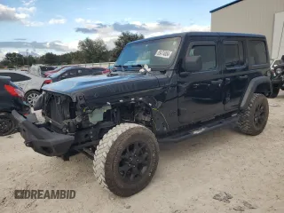 2020 Jeep Wrangler Unlimited Willys with VIN 1C4HJXDG7LW234492, listed as a Copart auction lot 85474054 with 90,897 mi miles and Non repairable. Bid and sale history available at DreamBid. Image 1.