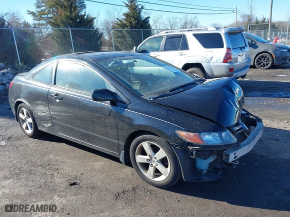2008 Honda Civic Cpe EX-L with VIN 2HGFG12908H580575, listed as a IAAI auction lot 41579794 with 198,065 mi miles. Bid and sale history available at carsss.com. Image 1.
