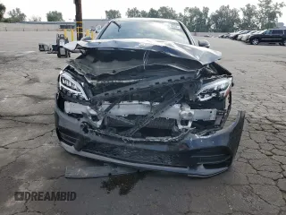 2020 Mercedes-Benz C 300 with VIN W1KWF8DBXLR592547, listed as a Copart auction lot 59551835 with 73,047 mi miles and Salvage title. Bid and sale history available at DreamBid. Image 5.