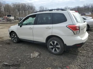 2018 Subaru Forester with VIN JF2SJABC7JH577521, listed as a Copart auction lot 46034405 with 81,021 mi miles and Salvage Title. Bid and sale history available at carsss.com. Image 2.