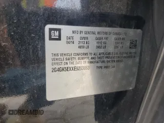 2014 Buick Regal с VIN 2G4GK5EXXE9293863, выставлен на аукционе Copart как лот 60046095 с пробегом 131 011 миль миль и Списание • Salvage title. История ставок и продаж доступна на DreamBid. Изображение 12.