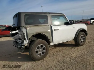 2024 Ford Bronco Big Bend with VIN 1FMDE7AH8RLA93115, listed as a Copart auction lot 41611185 with 1,589 mi miles and Salvage Title. Bid and sale history available at carsss.com. Image 3.
