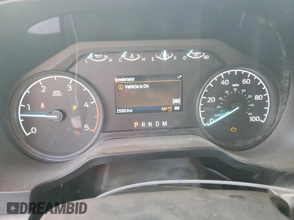2024 Ford F-350 XL with VIN 1FT8W3DT5REC30446, listed as a Copart auction lot 88304145 with 23,260 mi miles and Salvage Title. Bid and sale history available at DreamBid. Image 9.