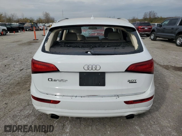 2015 Audi Q5 Premium with VIN WA1CFAFP3FA142894, listed as a Copart auction lot 81086684 with 125,502 mi miles and Salvage Title. Bid and sale history available at carsss.com. Image 6.