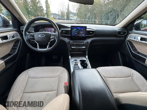 2020 Ford Explorer Limited with VIN 1FM5K8FW9LGA00225, listed as a Copart auction lot 42375415 with 39,042 mi miles and Salvage Title. Bid and sale history available at carsss.com. Image 9.