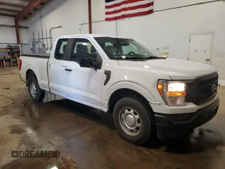 2021 Ford F-150 XL with VIN 1FTEX1CB4MKE66495, listed as a Copart auction lot 63427445 with 123,081 mi miles and Clean title. Bid and sale history available at DreamBid. Image 4.