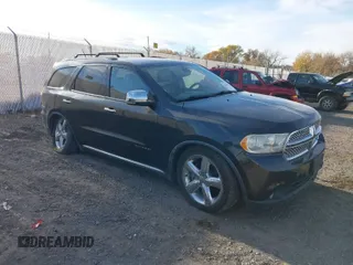 2011 Dodge Durango Citadel with VIN 1D4SE5GT3BC613998, listed as a IAAI auction lot 40760507 with 172,968 mi miles. Bid and sale history available at carsss.com. Image 1.