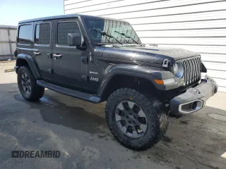 2018 Jeep Wrangler Unlimited Sahara with VIN 1C4HJXEG8JW271790, listed as a Copart auction lot 50260905 with 77,762 mi miles and Clean Title. Bid and sale history available at carsss.com. Image 4.