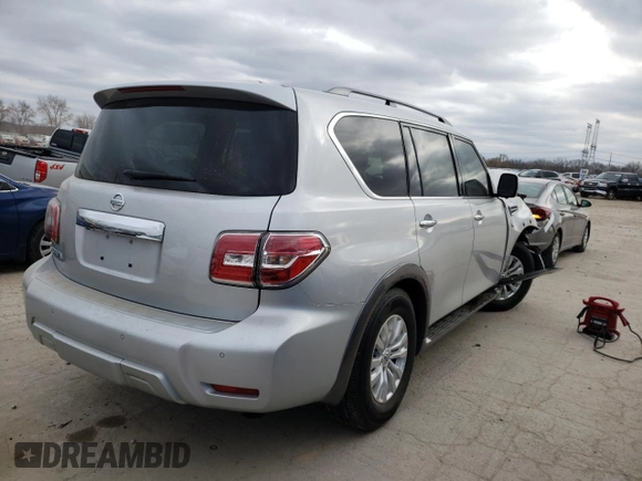 2017 Nissan Armada SL with VIN JN8AY2NC1H9506654, listed as a Copart auction lot 76778673 with Not Provided miles. Bid and sale history available at carsss.com. Image 3.