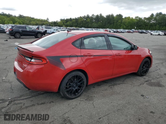 2014 Dodge Dart GT with VIN 1C3CDFEB0ED918902, listed as a Copart auction lot 58052415 with 62,167 mi miles and Salvage title. Bid and sale history available at DreamBid. Image 3.