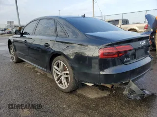 2017 Audi A8 L Sport with VIN WAU43AFD3HN016648, listed as a Copart auction lot 52583745 with 148,562 mi miles and Clean Title. Bid and sale history available at carsss.com. Image 2.