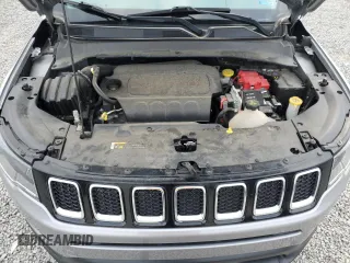 2021 Jeep Compass Latitude with VIN 3C4NJCBB6MT522725, listed as a Copart auction lot 52069125 with 54,008 mi miles and Salvage title. Bid and sale history available at DreamBid. Image 12.