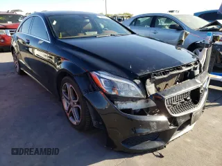 2015 Mercedes-Benz CLS-Class CLS 400 with VIN WDDLJ6FB5FA136400, listed as a Copart auction lot 62780582 with 124,661 mi miles. Bid and sale history available at carsss.com. Image 1.
