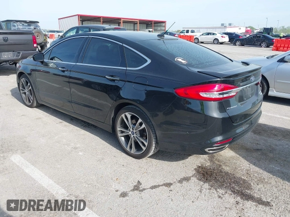 2017 Ford Fusion Titanium with VIN 3FA6P0K91HR257462, listed as a IAAI auction lot 42079361 with 124,914 mi miles and . Bid and sale history available at DreamBid. Image 3.