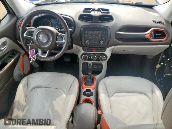 2017 Jeep Renegade Limited with VIN ZACCJADB8HPE40114, listed as a Copart auction lot 57077835 with 101,574 mi miles and Salvage title. Bid and sale history available at DreamBid. Image 8.