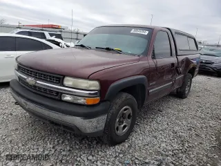 2002 Chevrolet Silverado 1500 LS with VIN 1GCEK14V12Z101106, listed as a Copart auction lot 80849354 with 244,261 mi miles and Salvage Title. Bid and sale history available at carsss.com. Image 1.