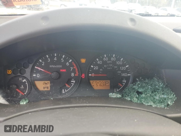 2006 Nissan Frontier LE z VIN 1N6AD07W26C414839, wystawiony jako Copart lot #89300935 z przebiegiem 275 255 mil mil oraz Szkoda całkowita • Salvage title. Historia ofert i sprzedaży dostępna na DreamBid. Obrazek 9.
