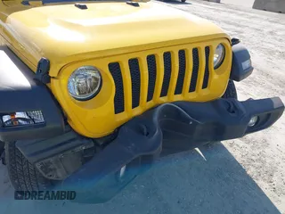 2021 Jeep Wrangler Unlimited Willys with VIN 1C4HJXDG4MW532399, listed as a IAAI auction lot 41833236 with 64,627 mi miles and . Bid and sale history available at DreamBid. Image 18.