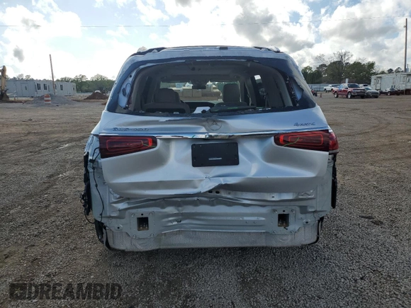 2020 Mercedes-Benz GLS 450 with VIN 4JGFF5KE9LA214347, listed as a Copart auction lot 46700204 with 48,750 mi miles and . Bid and sale history available at DreamBid. Image 6.