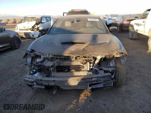 2019 Dodge Charger SRT Hellcat with VIN 2C3CDXL96KH693065, listed as a Copart auction lot 86162884 with 26,378 mi miles and Salvage Title. Bid and sale history available at DreamBid. Image 5.