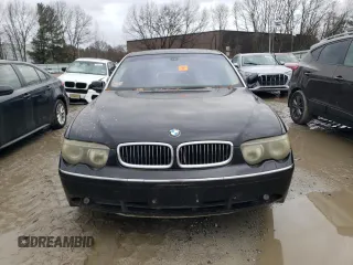 2002 BMW 7 Series 745Li with VIN WBAGN63482DR06178, listed as a Copart auction lot 48084225 with Not Provided miles and Clean Title. Bid and sale history available at carsss.com. Image 5.