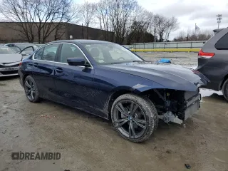 2024 BMW 3 Series 330i xDrive with VIN 3MW89FF09R8E24554, listed as a Copart auction lot 48177775 with 9,363 mi miles and Salvage Title. Bid and sale history available at carsss.com. Image 4.