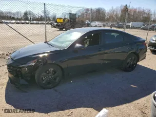 2023 Hyundai Elantra SEL with VIN KMHLM4AG0PU522971, listed as a Copart auction lot 50524025 with 21,760 mi miles and Salvage Title. Bid and sale history available at carsss.com. Image 1.