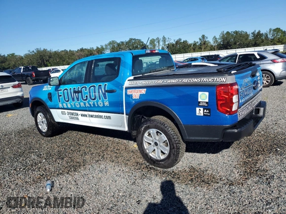 2024 Ford Ranger XL with VIN 1FTER4BH5RLE05613, listed as a Copart auction lot 80280464 with 3,357 mi miles and Non Repairable. Bid and sale history available at carsss.com. Image 2.