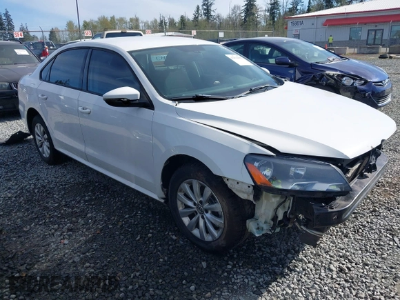 2012 Volkswagen Passat S with VIN 1VWAH7A33CC020242, listed as a IAAI auction lot 42034882 with 188,488 mi miles and . Bid and sale history available at DreamBid. Image 1.