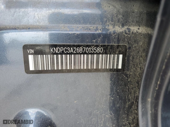 2011 Kia Sportage EX with VIN KNDPC3A26B7013580, listed as a Copart auction lot 50521635 with 79,424 mi miles and Salvage Title. Bid and sale history available at carsss.com. Image 13.
