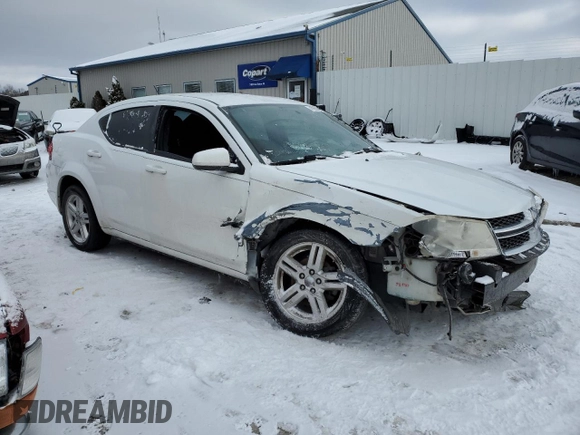 2014 Dodge Avenger SXT z VIN 1C3CDZCB6EN163754, wystawiony jako Copart lot #45983495 z przebiegiem 123 668 mil mil oraz Nie do naprawy • Non repairable. Historia ofert i sprzedaży dostępna na DreamBid. Obrazek 4.