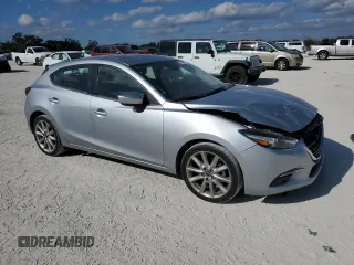 2017 Mazda 3 Grand Touring with VIN JM1BN1M33H1105397, listed as a Copart auction lot 86052334 with 21,578 mi miles and Salvage Title. Bid and sale history available at DreamBid. Image 4.