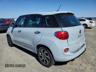 2014 FIAT 500L Lounge with VIN ZFBCFACH4EZ006747, listed as a Copart auction lot 48340385 with 103,409 mi miles and Salvage Title. Bid and sale history available at DreamBid. Image 2.