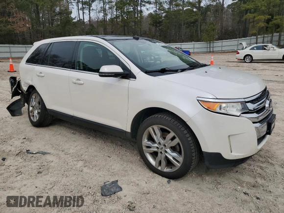 2014 Ford Edge Limited with VIN 2FMDK3KC8EBB60441, listed as a Copart auction lot 48141105 with 135,310 mi miles and Salvage Title. Bid and sale history available at carsss.com. Image 4.