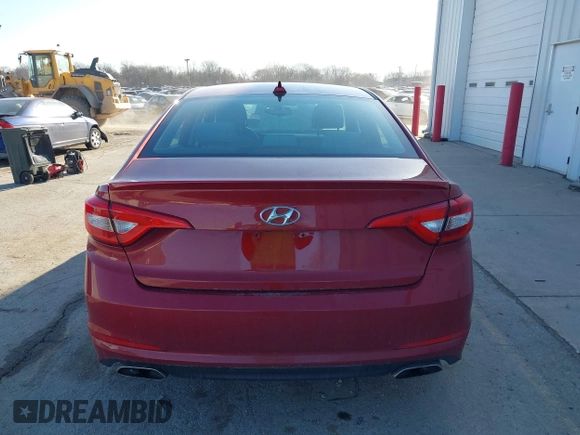 2017 Hyundai Sonata Sport with VIN 5NPE34AF4HH535628, listed as a IAAI auction lot 41721383 with 75,836 mi miles. Bid and sale history available at carsss.com. Image 17.