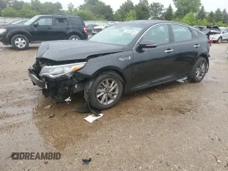 2020 Kia Optima LX with VIN 5XXGT4L36LG381925, listed as a Copart auction lot 58238655 with 110,772 mi miles and Salvage title. Bid and sale history available at DreamBid. Image 1.