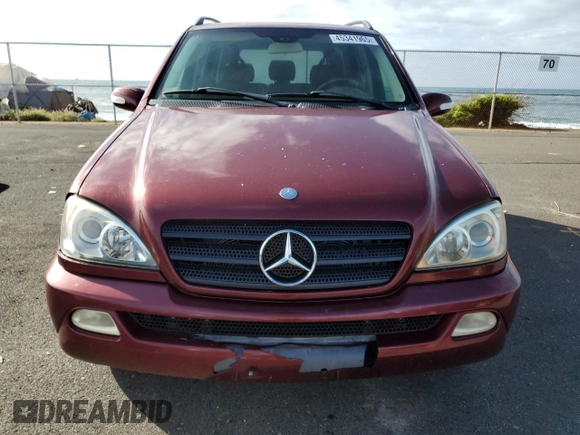 2003 Mercedes-Benz M-Class 3.2L with VIN 4JGAB54E53A384384, listed as a Copart auction lot 45341965 with 197,171 mi miles and Salvage Title. Bid and sale history available at carsss.com. Image 5.