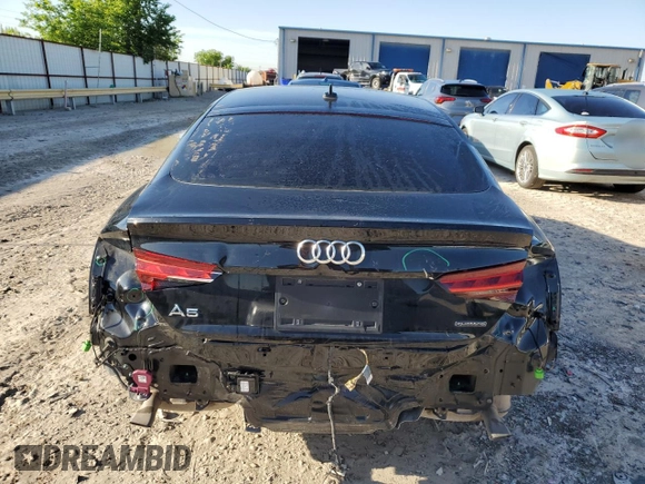 2022 Audi A5 Sportback S line Premium with VIN WAUDACF51NA033977, listed as a Copart auction lot 51708264 with 0 mi miles. Bid and sale history available at carsss.com. Image 6.