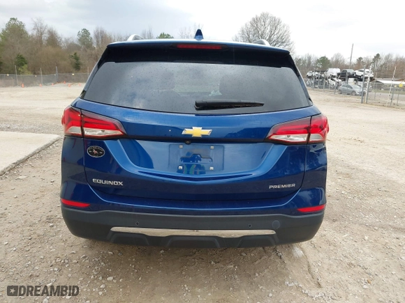 2022 Chevrolet Equinox Premier with VIN 3GNAXNEV5NS104346, listed as a IAAI auction lot 41520080 with 42,781 mi miles. Bid and sale history available at carsss.com. Image 16.