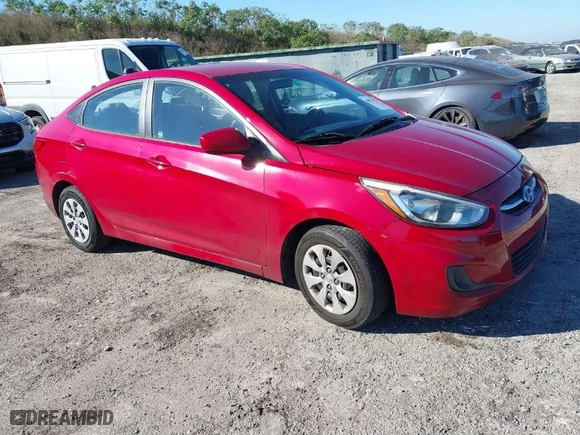 2015 Hyundai Accent GLS with VIN KMHCT4AE8FU833113, listed as a IAAI auction lot 40975977 with 143,038 mi miles. Bid and sale history available at carsss.com. Image 1.