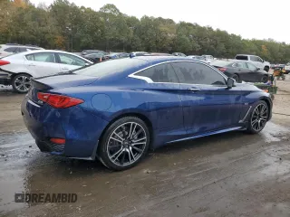 2018 Infiniti Q60 Sport with VIN JN1EV7EK1JM343312, listed as a Copart auction lot 76937894 with 79,036 mi miles and Salvage Title. Bid and sale history available at DreamBid. Image 3.